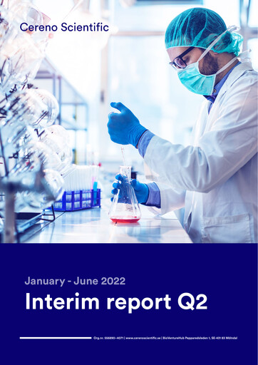 Thumbnail Cereno Scientific Quarterly Report 2022-q2
