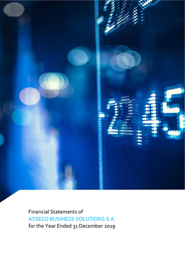 Miniature Asseco Business Solutions Bilan financier 2019