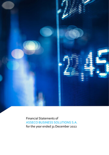 Miniature Asseco Business Solutions Bilan financier 2022