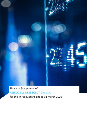 Thumbnail Asseco Business Solutions Quarterly Report 2020-q1