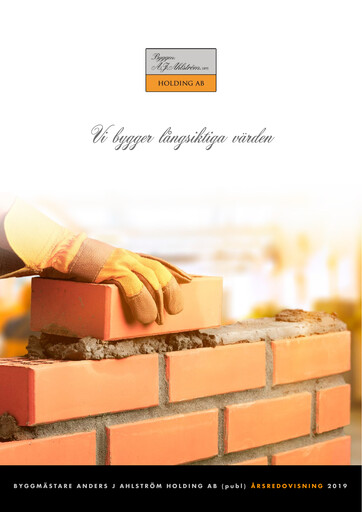 Thumbnail Byggmästare Anders J Ahlström Annual Report 2019