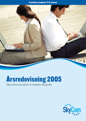 Thumbnail Bredband2 i Skandinavien AB Annual Report 2005