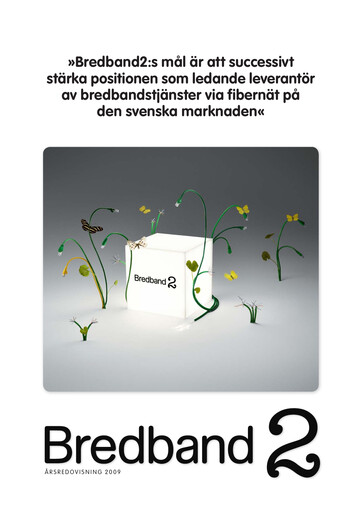 Thumbnail Bredband2 i Skandinavien AB Annual Report 2009
