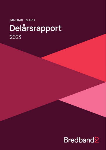 Thumbnail Bredband2 i Skandinavien AB Quarterly Report 2023-q1