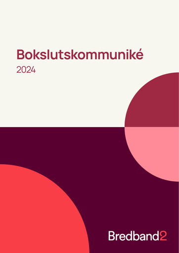 Thumbnail Bredband2 i Skandinavien AB Quarterly Report 2024-q4