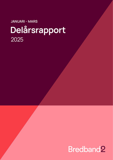 Thumbnail Bredband2 i Skandinavien AB Quarterly Report 2025-q1