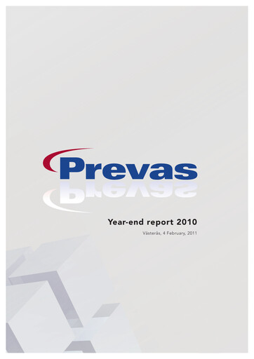 Thumbnail Prevas AB Financial Statement 2010