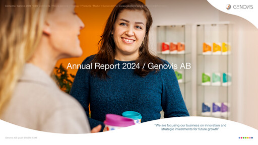 Vorschaubild Genovis AB Jahresbericht 2024