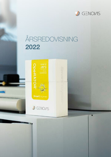 Vorschaubild Genovis AB Jahresbericht 2022