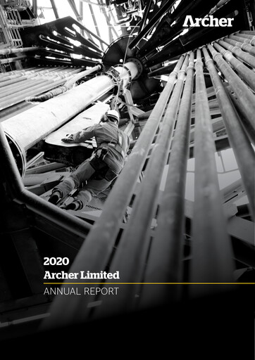 Thumbnail Archer Limited Annual Report 2020