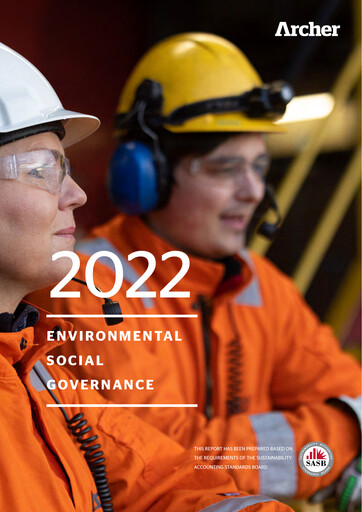 Miniature Archer Limited Rapport ESG 2022