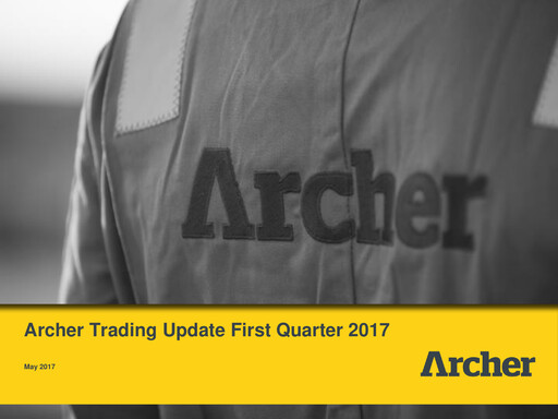 Thumbnail Archer Limited Quarterly Report 2017-q1