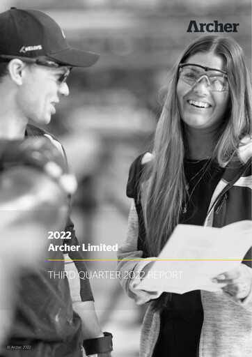 Thumbnail Archer Limited Quarterly Report 2022-q3