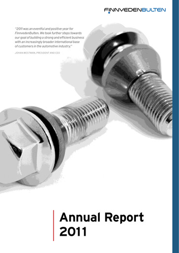 Thumbnail Bulten AB Annual Report 2011