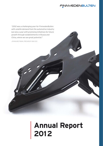 Thumbnail Bulten AB Annual Report 2012