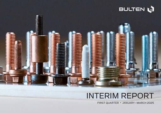 Miniature Bulten AB Rapport trimestriel 2025-q1