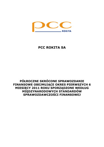 Thumbnail PCC Rokita Financial Statement 2011-h1