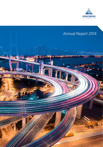 Miniature Kongsberg Automotive ASA Rapport annuel 2014