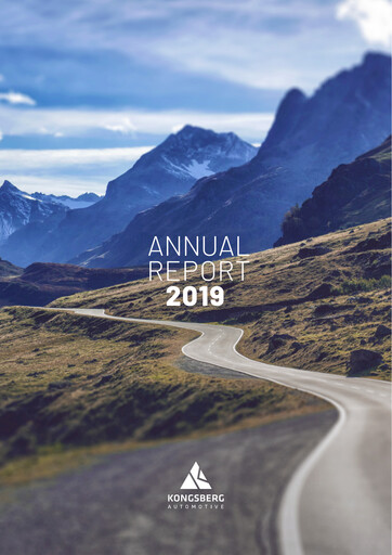 Miniature Kongsberg Automotive ASA Rapport annuel 2019