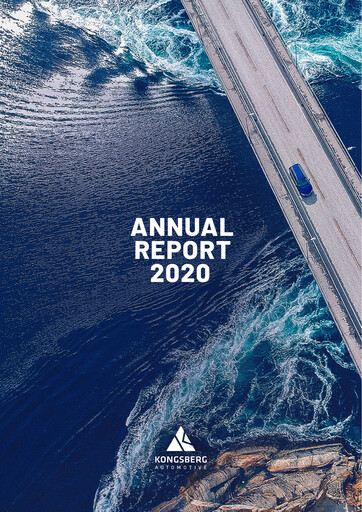 Miniature Kongsberg Automotive ASA Rapport annuel 2020