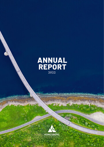 Miniature Kongsberg Automotive ASA Rapport annuel 2022
