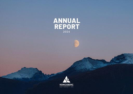 Miniature Kongsberg Automotive ASA Rapport annuel 2024