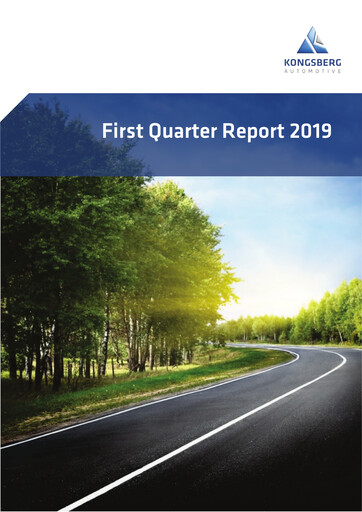 Thumbnail Kongsberg Automotive ASA Quarterly Report 2019-q1