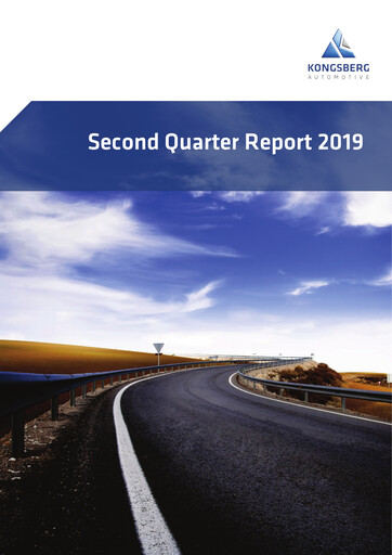 Thumbnail Kongsberg Automotive ASA Quarterly Report 2019-q2