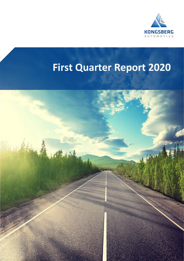 Thumbnail Kongsberg Automotive ASA Quarterly Report 2020-q1