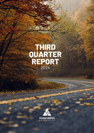 Thumbnail Kongsberg Automotive ASA Quarterly Report 2024-q3