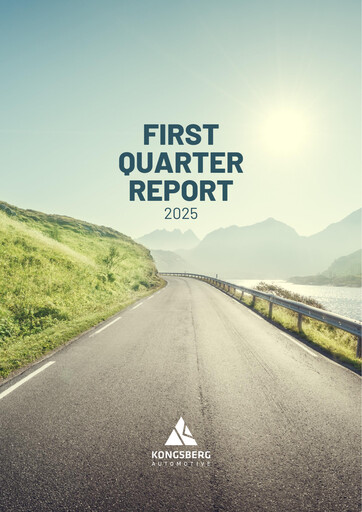 Thumbnail Kongsberg Automotive ASA Quarterly Report 2025-q1