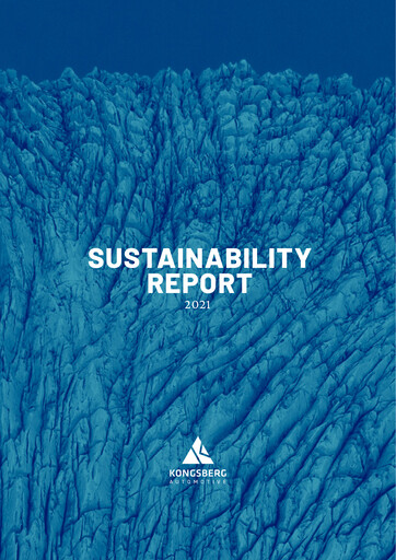 Miniature Kongsberg Automotive ASA Rapport de durabilité 2021