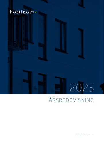 Thumbnail Fortinova Fastigheter AB Annual Report 2025