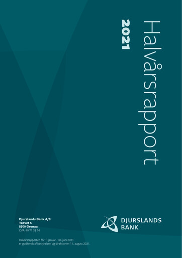 Thumbnail Djurslands Bank A/S Half-year Report 2021-h1