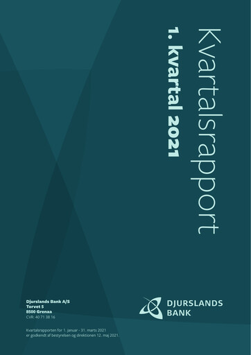 Thumbnail Djurslands Bank A/S Quarterly Report 2021-q1