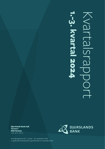 Thumbnail Djurslands Bank A/S Quarterly Report 2024-q3