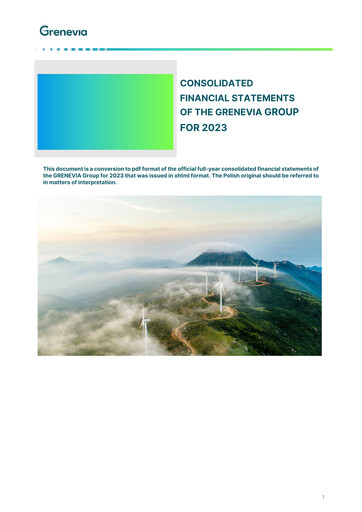 Thumbnail Grenevia Financial Statement fy2023