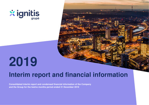 Miniature AB Ignitis grupe Rapport financier 2019