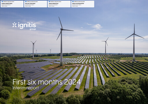 Vorschaubild AB Ignitis grupe Halbjahresbericht 2024-h1