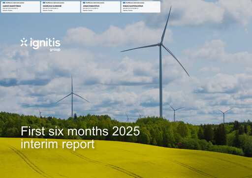Vorschaubild AB Ignitis grupe Halbjahresbericht 2025-h1