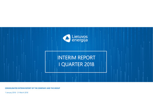 Miniature AB Ignitis grupe Rapport trimestriel 2018-q1