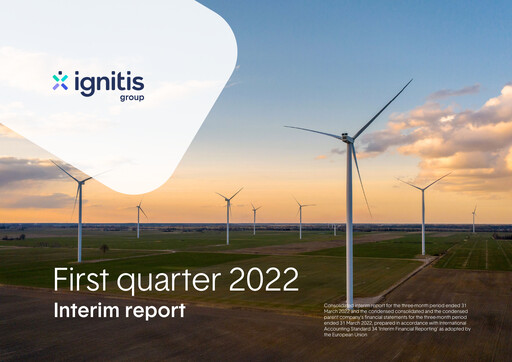 Miniature AB Ignitis grupe Rapport trimestriel 2022-q1