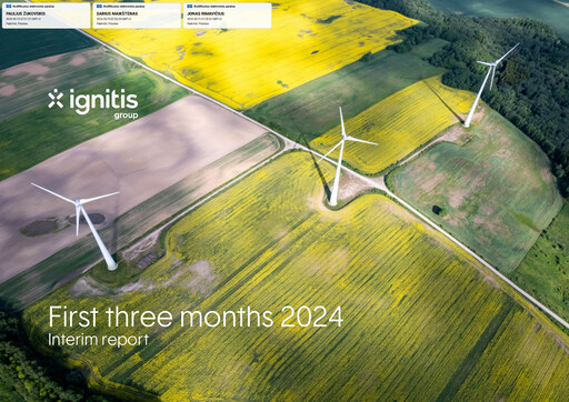 Miniature AB Ignitis grupe Rapport trimestriel 2024-q1