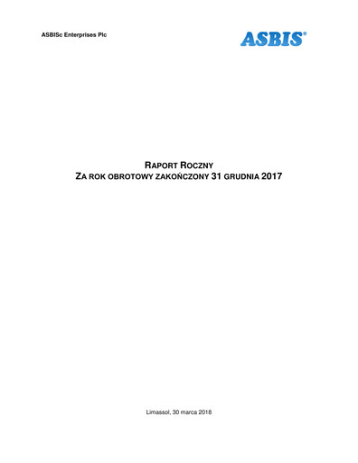 Thumbnail ASBISc Enterprises Annual Report 2017