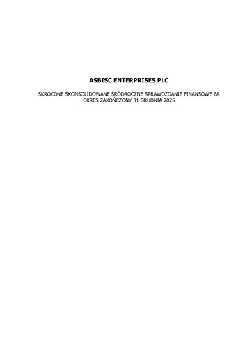 Miniature ASBISc Enterprises Bilan financier 2025-q4