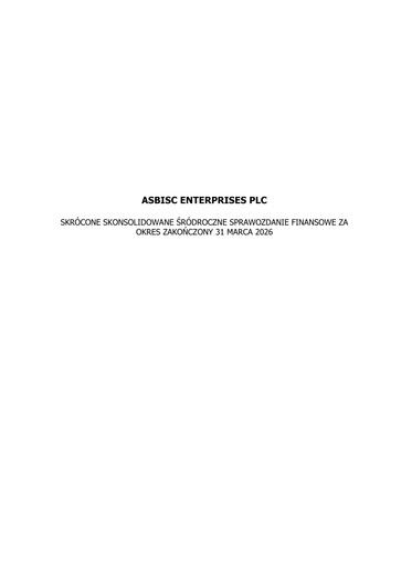 Miniature ASBISc Enterprises Bilan financier 2026-q1