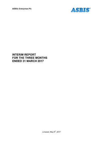 Thumbnail ASBISc Enterprises Quarterly Report 2017-q1