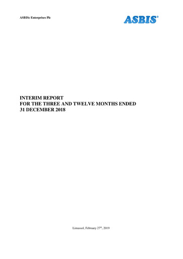 Thumbnail ASBISc Enterprises Quarterly Report 2018-q4