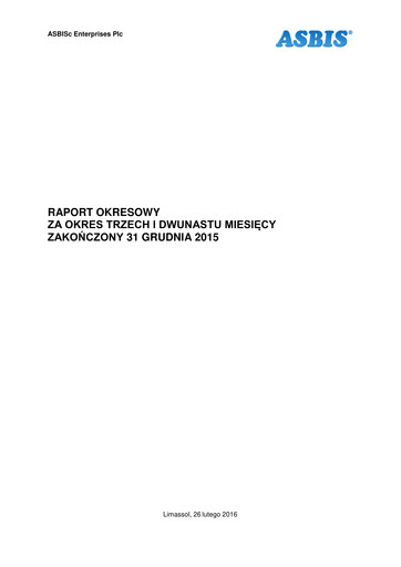 Thumbnail ASBISc Enterprises Quarterly Report 2015-q4