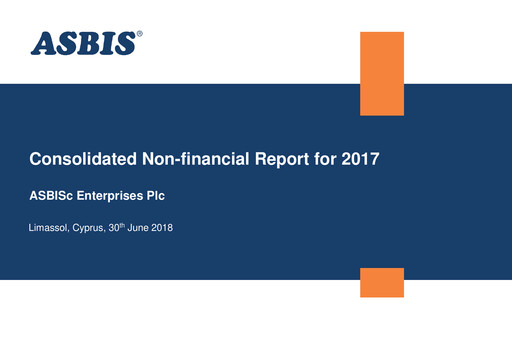Vorschaubild ASBISc Enterprises Nachhaltigkeitsbericht 2017